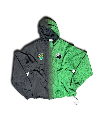 SnakeSkin Print TrackJacket