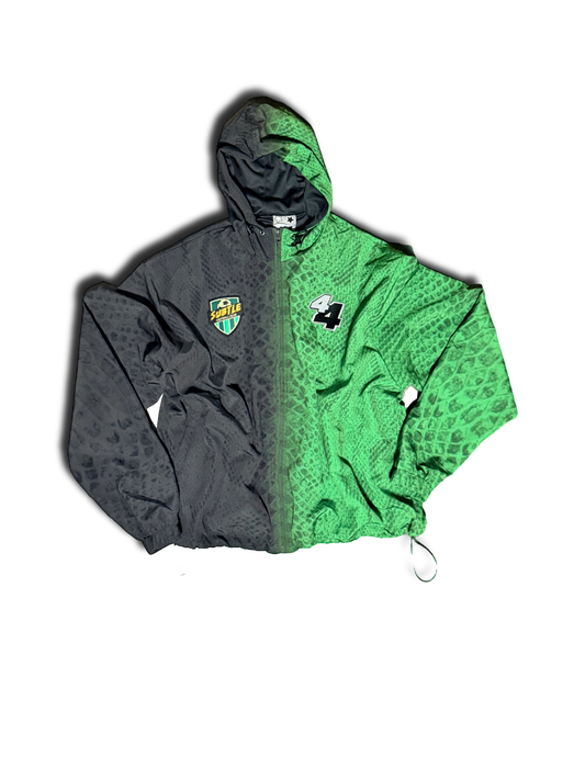 SnakeSkin Print TrackJacket